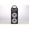 Professionelle Karaoke-Holz-Lautsprecher-Sound-Box mit MIC-Eingang und USB / FM-Radio